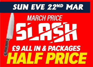 SUN EVE 22nd mar